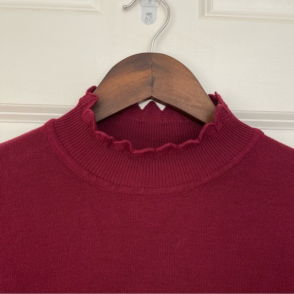 Select + Trend Maroon Turtleneck Sweater - Picture 4 of 7